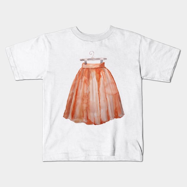 Ballet tutu Kids T-Shirt by Kuhtina